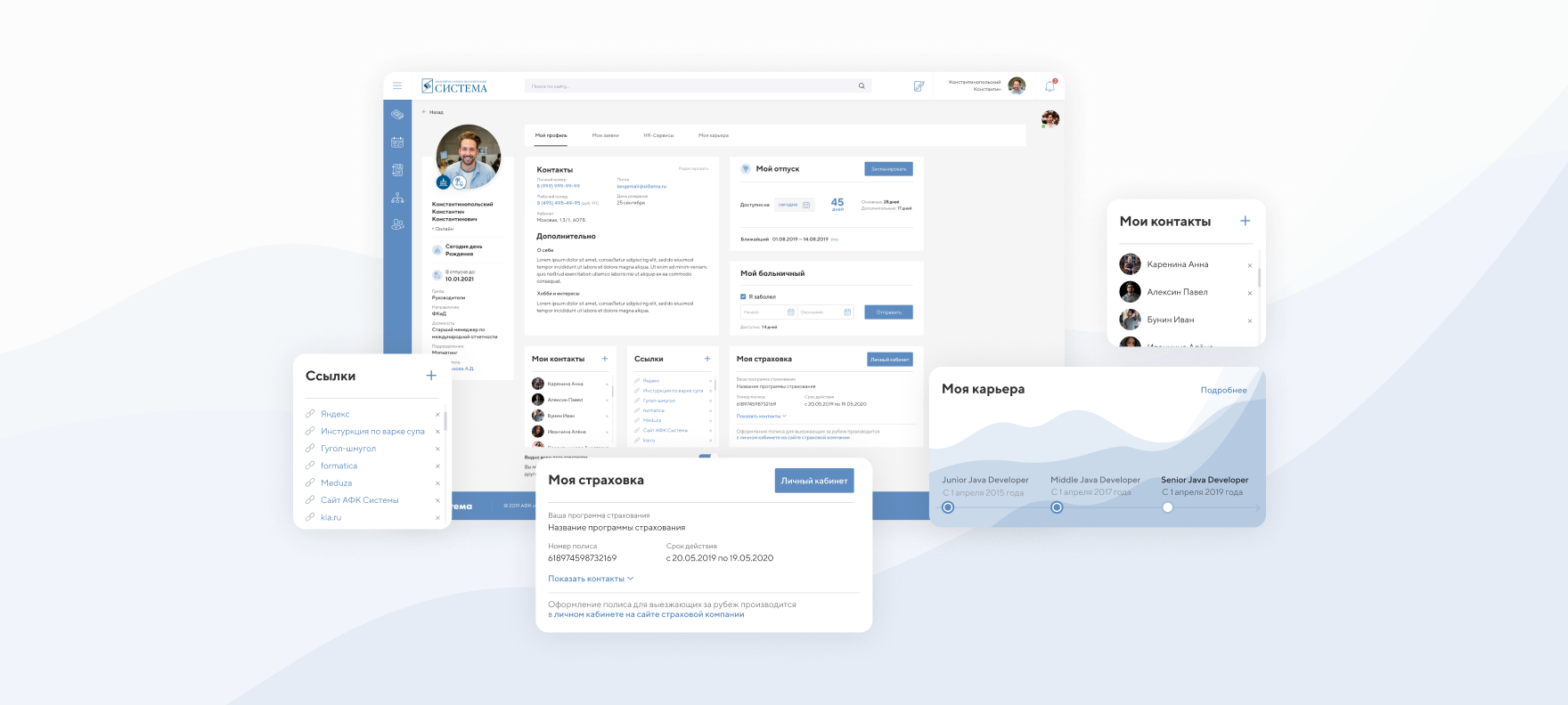 Личный Кабинет сотрудников